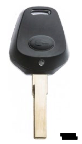 Silca lege behuizing 1-knops HU66RS1