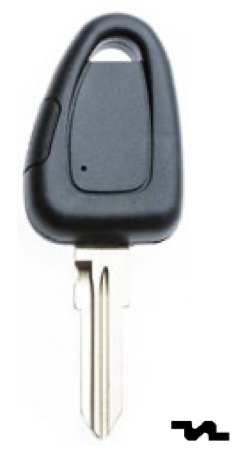 Silca lege behuizing 1-knops GT15RRS1