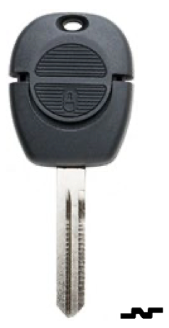 Silca lege behuizing 2-knops NSN14ARS2