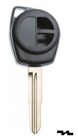 Silca lege behuizing 2-knops SZ11RRS2