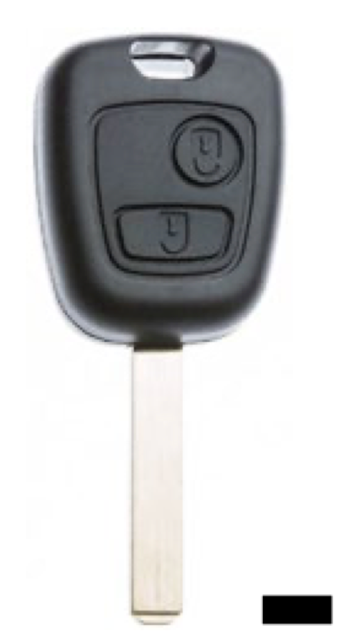 Silca lege behuizing 2-knops VA2RS2