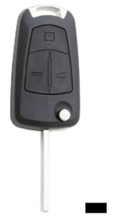 Silca lege behuizing 3-knops HU100RS8