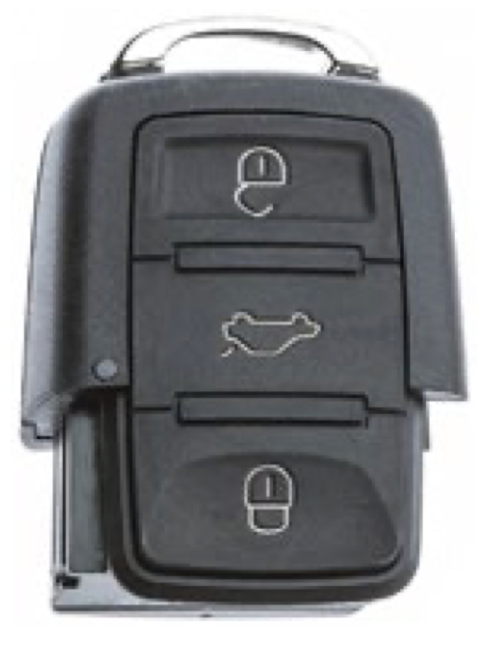 Silca lege behuizing 3-knops HURSA8