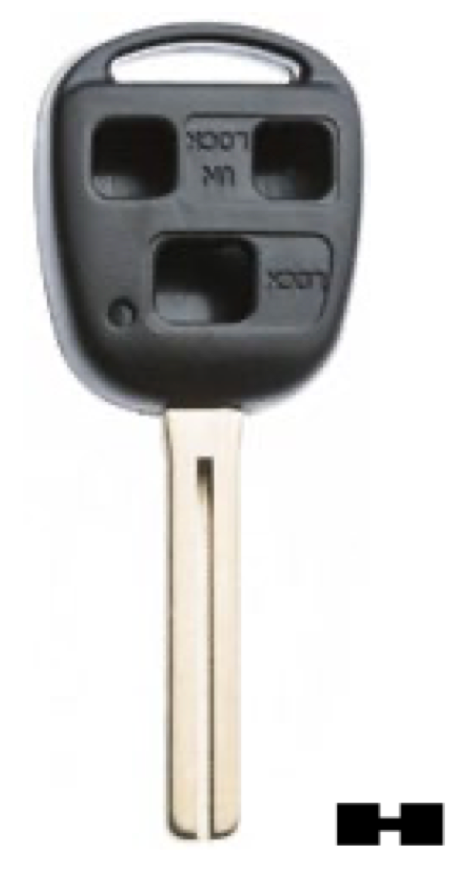 Silca lege behuizing 3-knops TOY40BRS8