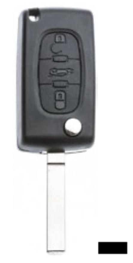 Silca lege behuizing 3-knops VA2BRS8N