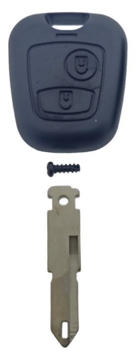 Lege behuizing CITROEN 2-knops CIT2B