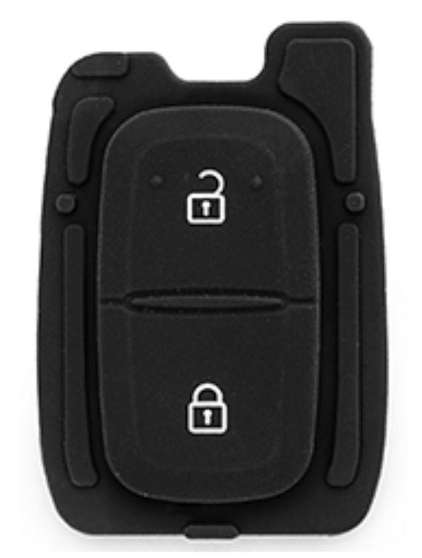 Silca lege behuizing 2-knops VACRSC2