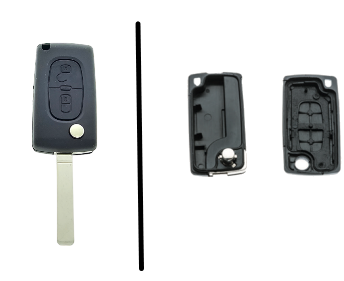 Lege behuizing CITROEN/PEUGEOT PE2BA