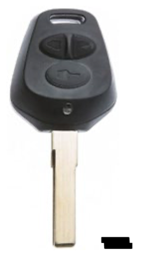 Silca lege behuizing 2-knops HU66RS8