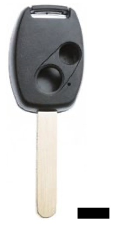 Silca lege behuizing 2-knops HON66RS3