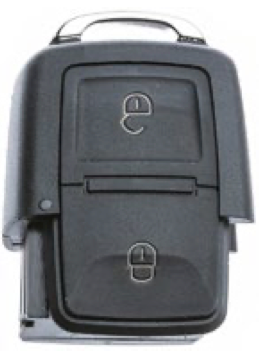 Silca lege behuizing 2-knops HURSA2