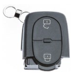 Silca lege behuizing 2-knops HURSB2