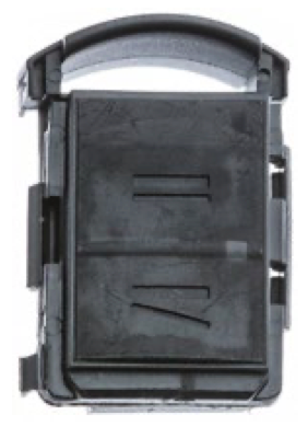 Silca lege behuizing 2-knops HURSH2N