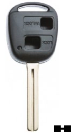 Silca lege behuizing 2-knops TOY40BRS2