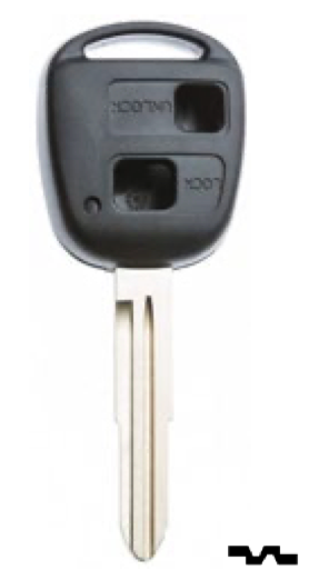 Silca lege behuizing 2-knops TOY41RRS2