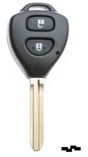 Silca lege behuizing 2-knops TOY43ARS2