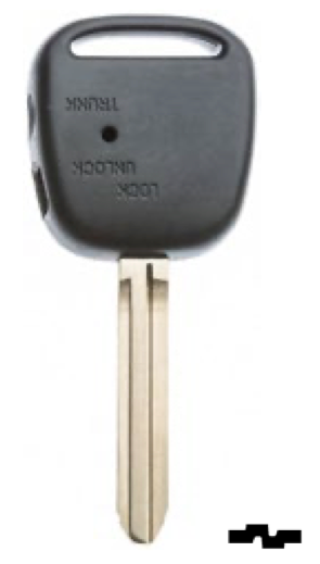 Silca lege behuizing 2-knops TOY43RS2