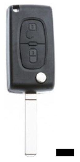 Silca lege behuizing 2-knops VA2BRS2