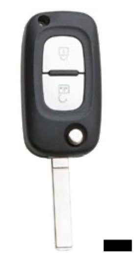 Silca lege behuizing 2-knops VA2ERS2