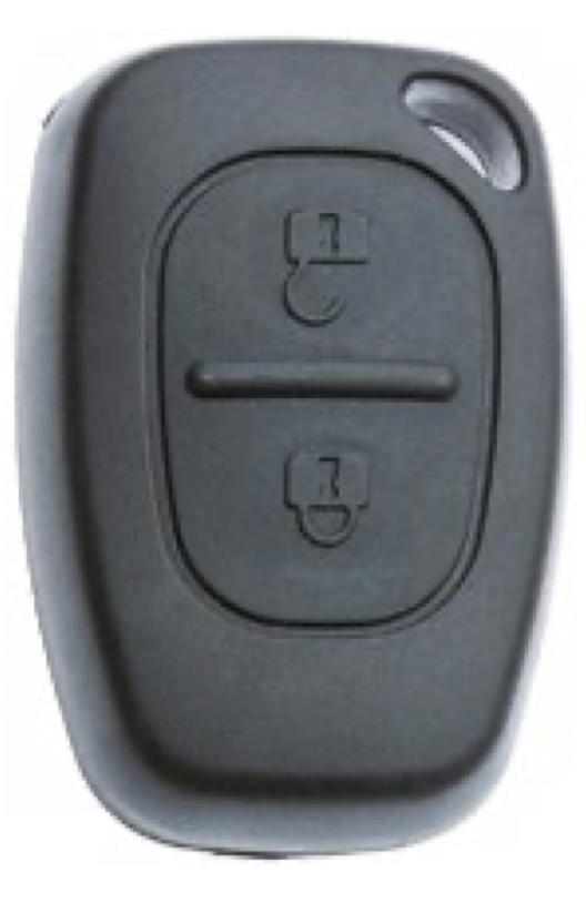 Silca lege behuizing 2-knops VACRS2