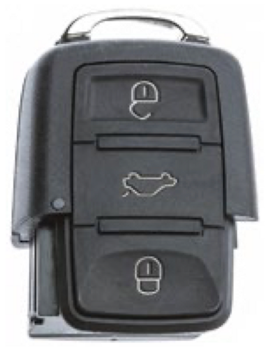 Silca lege behuizing 3-knops HURSA8