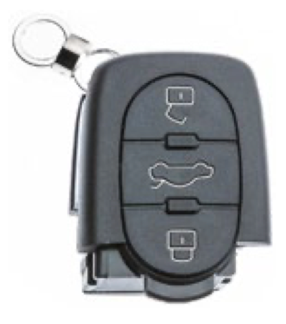 Silca lege behuizing 3-knops HURSB8