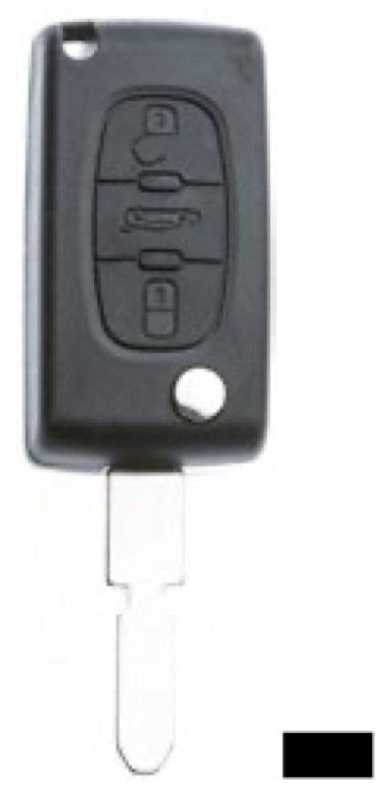 Silca lege behuizing 3-knops NE78BRS8