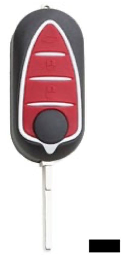 Silca lege behuizing 3-knops SIP22BRS8