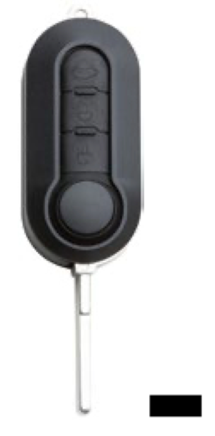 Silca lege behuizing 3-knops SIP22CRS8