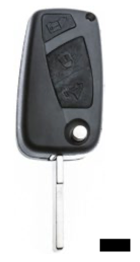 Silca lege behuizing 3-knops SIP22RS8