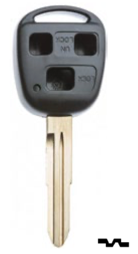 Silca lege behuizing 3-knops TOY41RBRS8