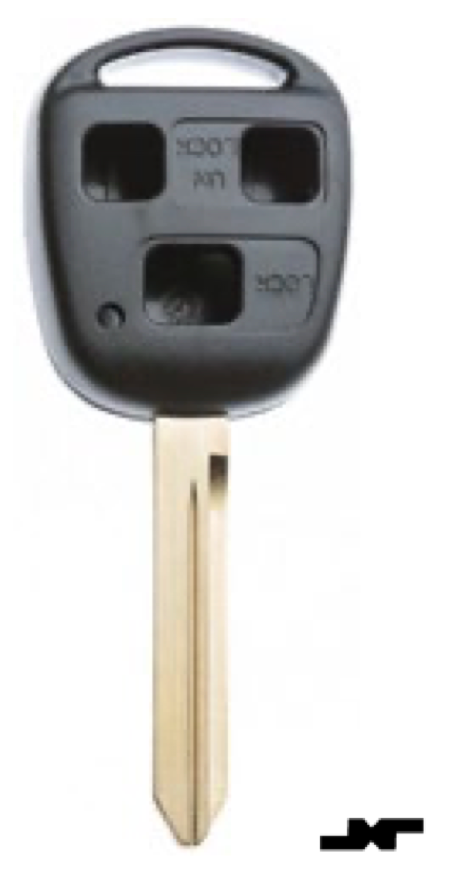 Silca lege behuizing 3-knops TOY47BRS8