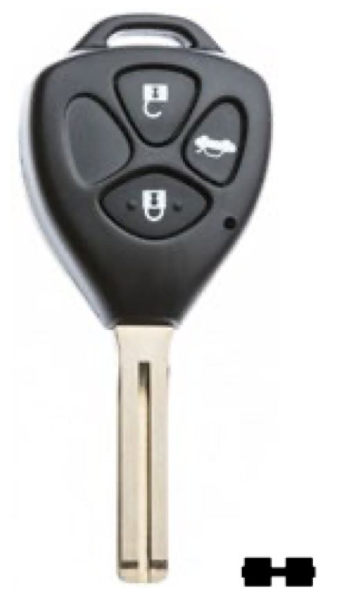 Silca lege behuizing 3-knops TOY48ARS8