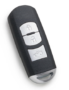 Silca Afstandsbediening Mazda 3-knops MAZ25RP31