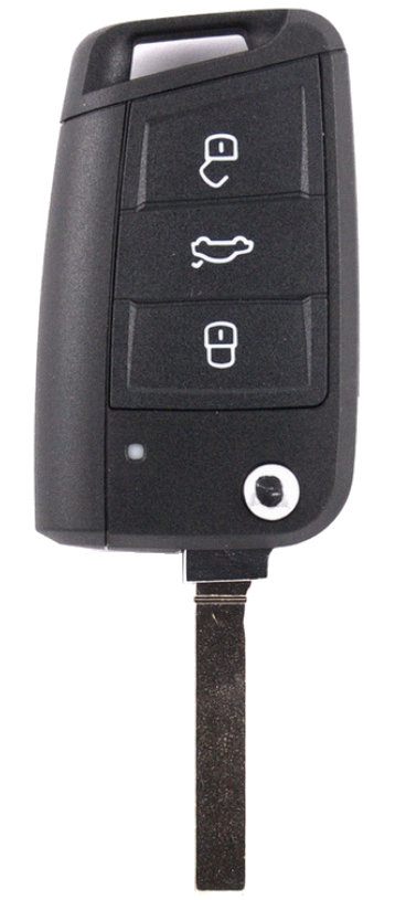 Lege behuizing VW 3-knops VW162- 3BA